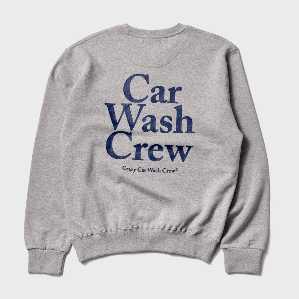 CAR WASH CREW SWEATSHIRTS GREY