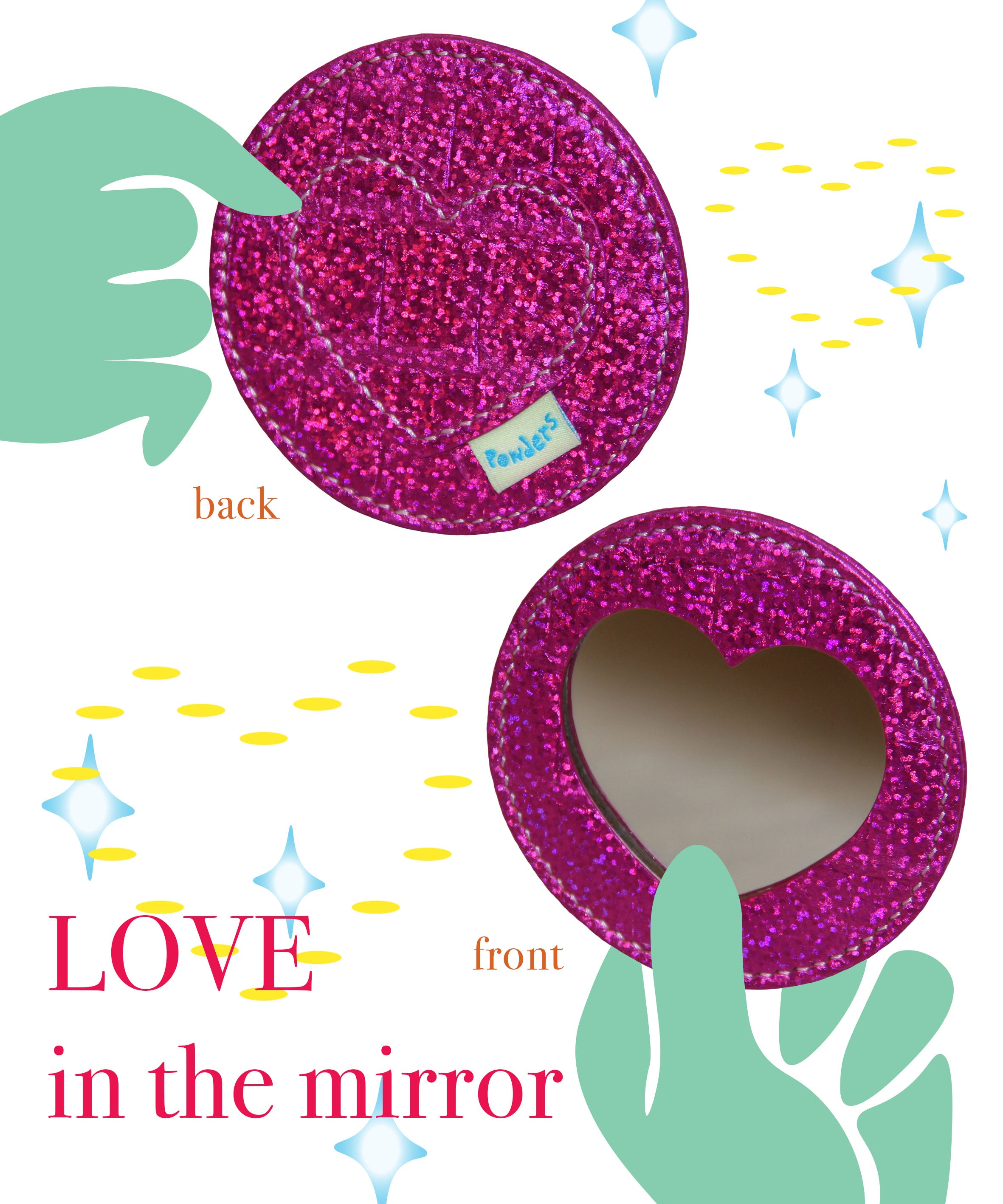 Love in the mirror-pink