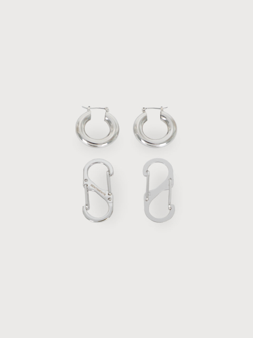 no.4 earring silver