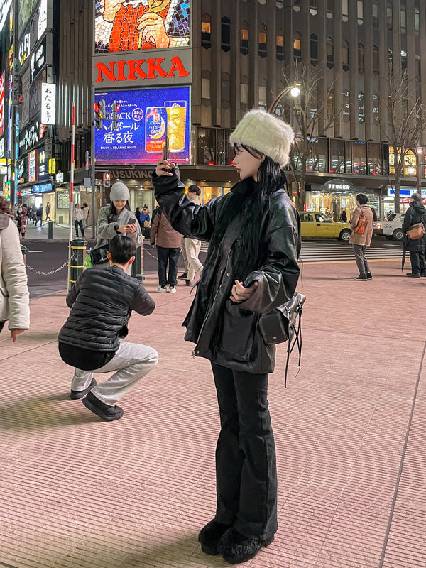 バロン起毛ブーツカットパンツ