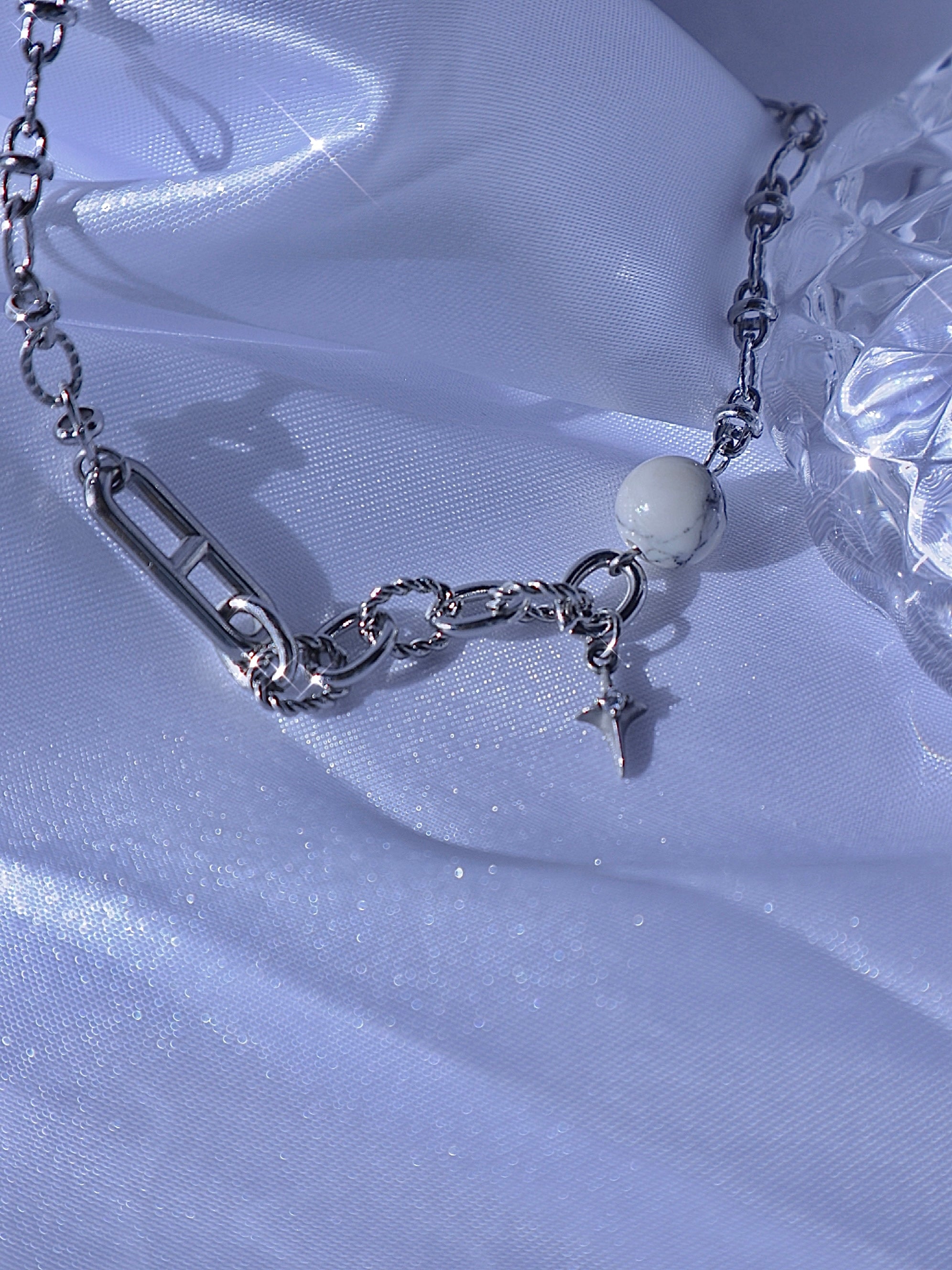 Type 3 Chain Starlight Stone Choker Necklace