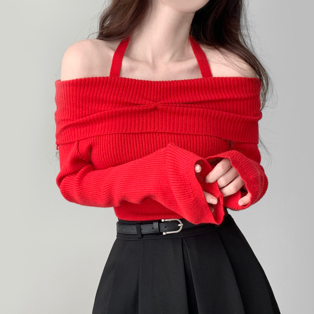 Lily Halterneck Knitwear