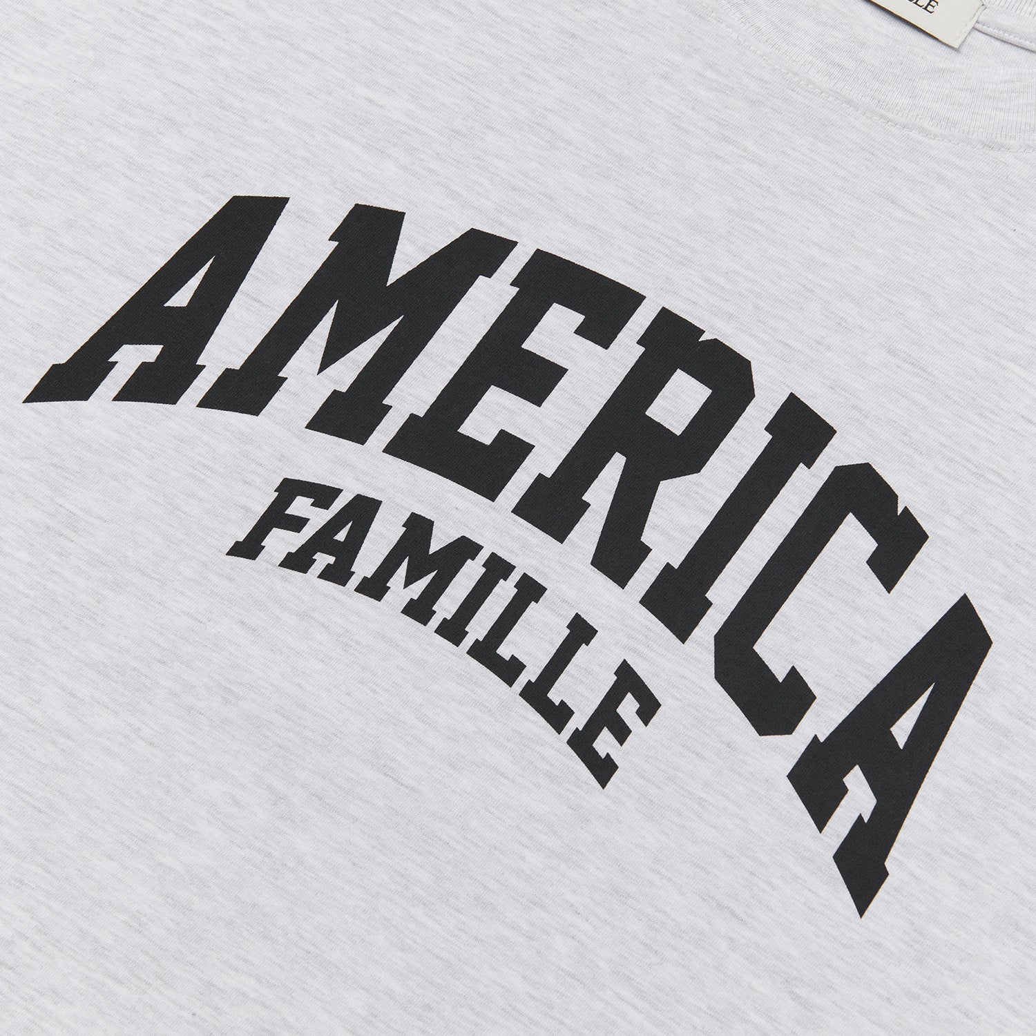 AMERICA LOGO OVER FIT T-SHIRT(GREY)