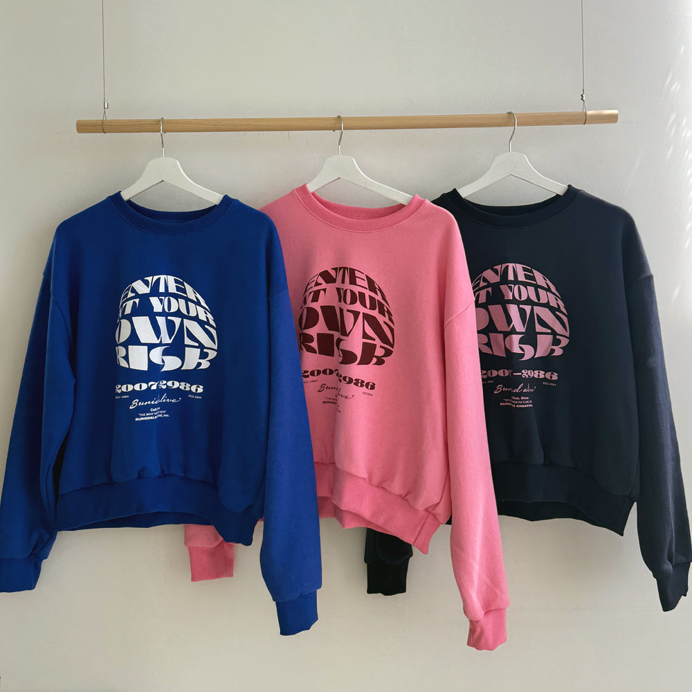 (W) BA OWN SWEATSHIRTS - BLUE