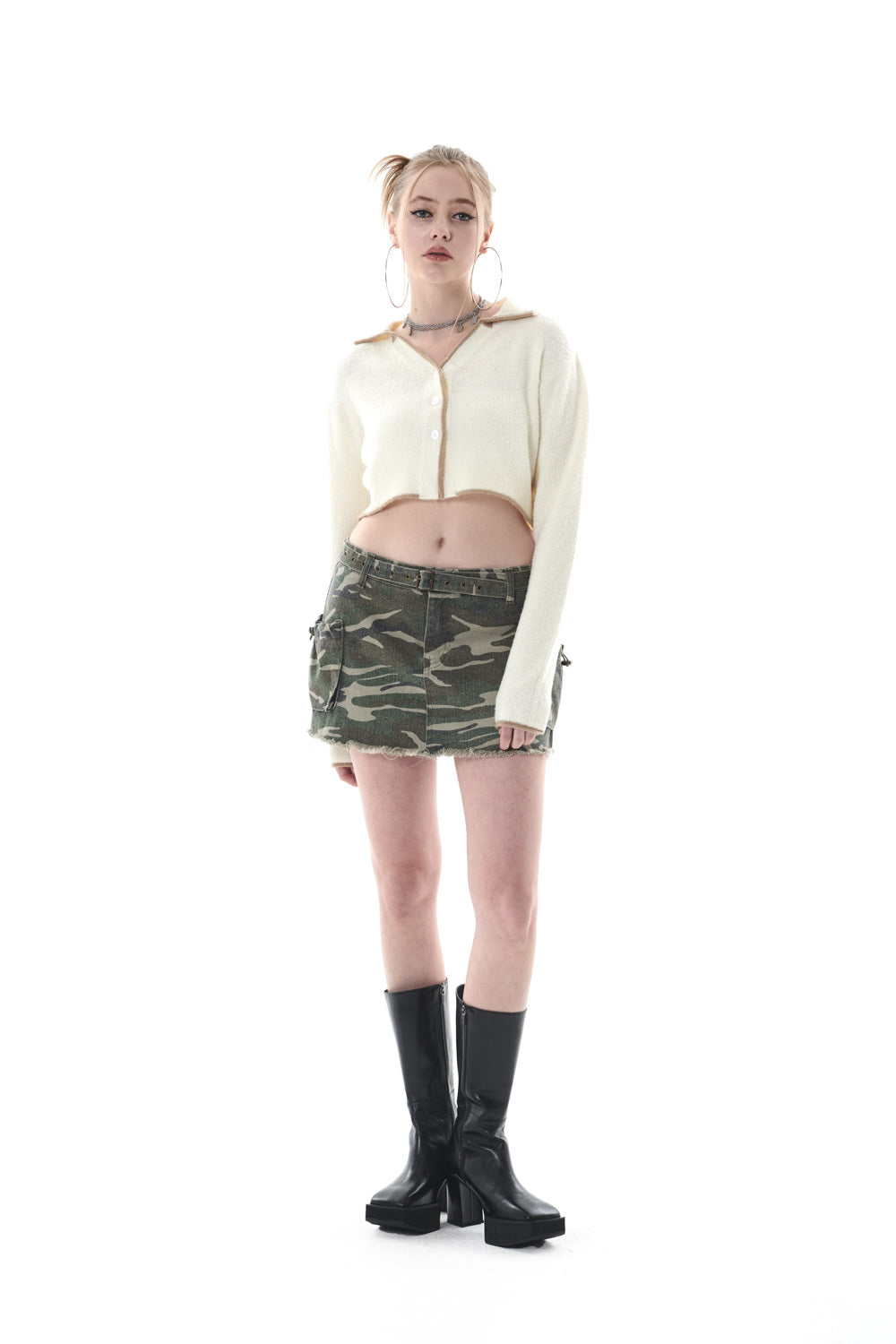 MILITARY MINI SKIRT