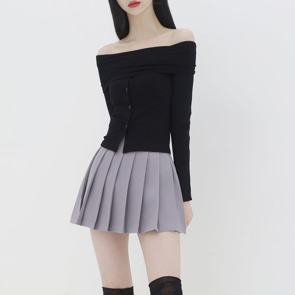 Hahn Basic Pleats Skirt