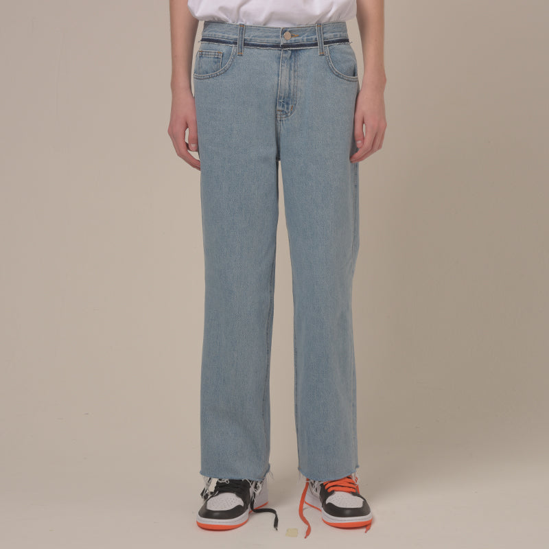 [unisex] color denim pants