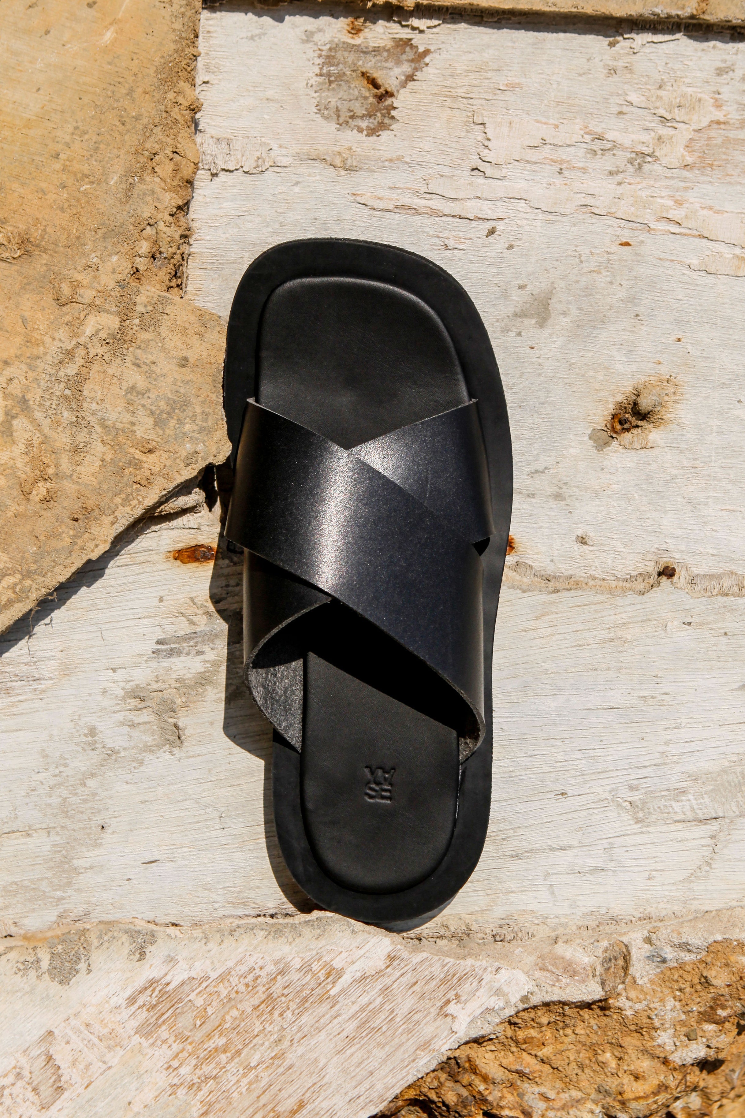 OFFICE SQUARE SLIDE LEATHER BLACK