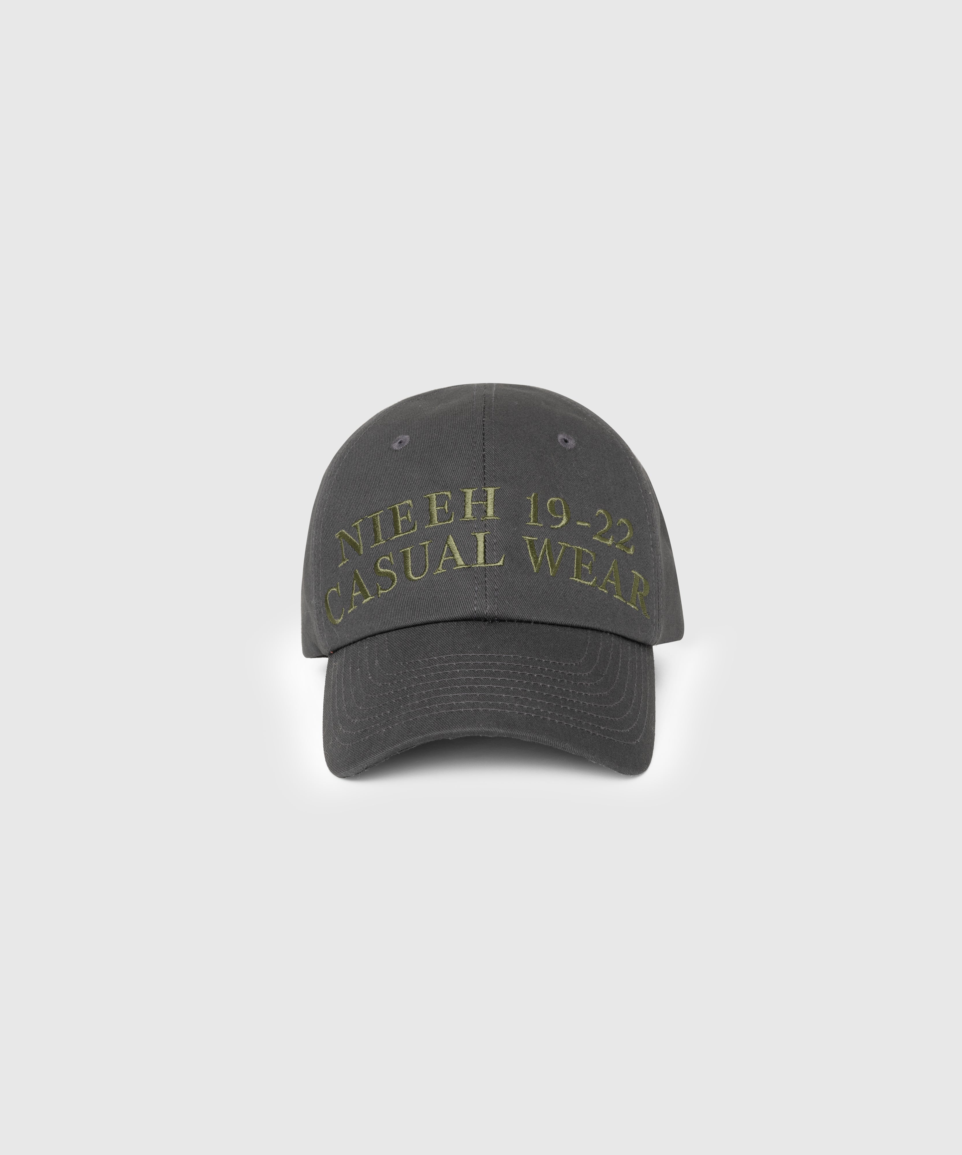 CASUAL BALL CAP_CHARCOAL