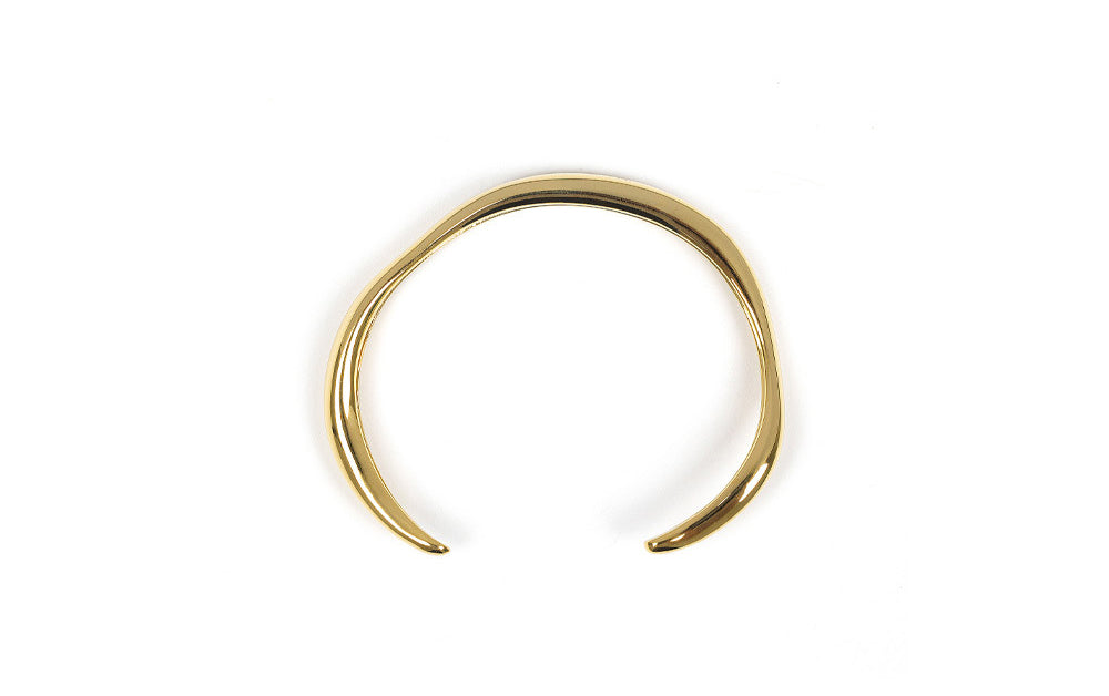 Wave Bangle (Gold) [SIZE.2]