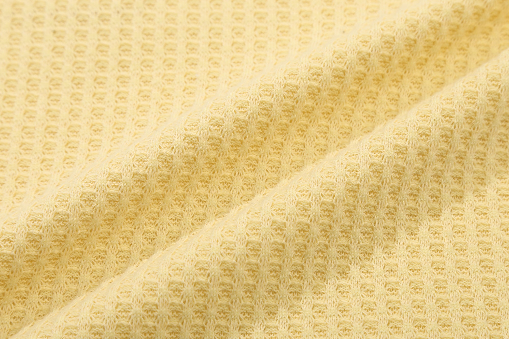 RECENT BUTTON KNIT POLO_LIGHT YELLOW