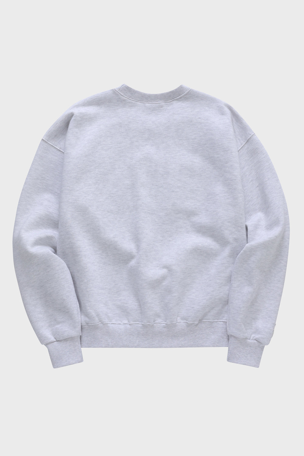 ブラックCCCワッペンスウェットシャツ・アッシュグレー［ユニセックス］/ CCC Black Patch Unisex Ash Grey Sweat Shirt