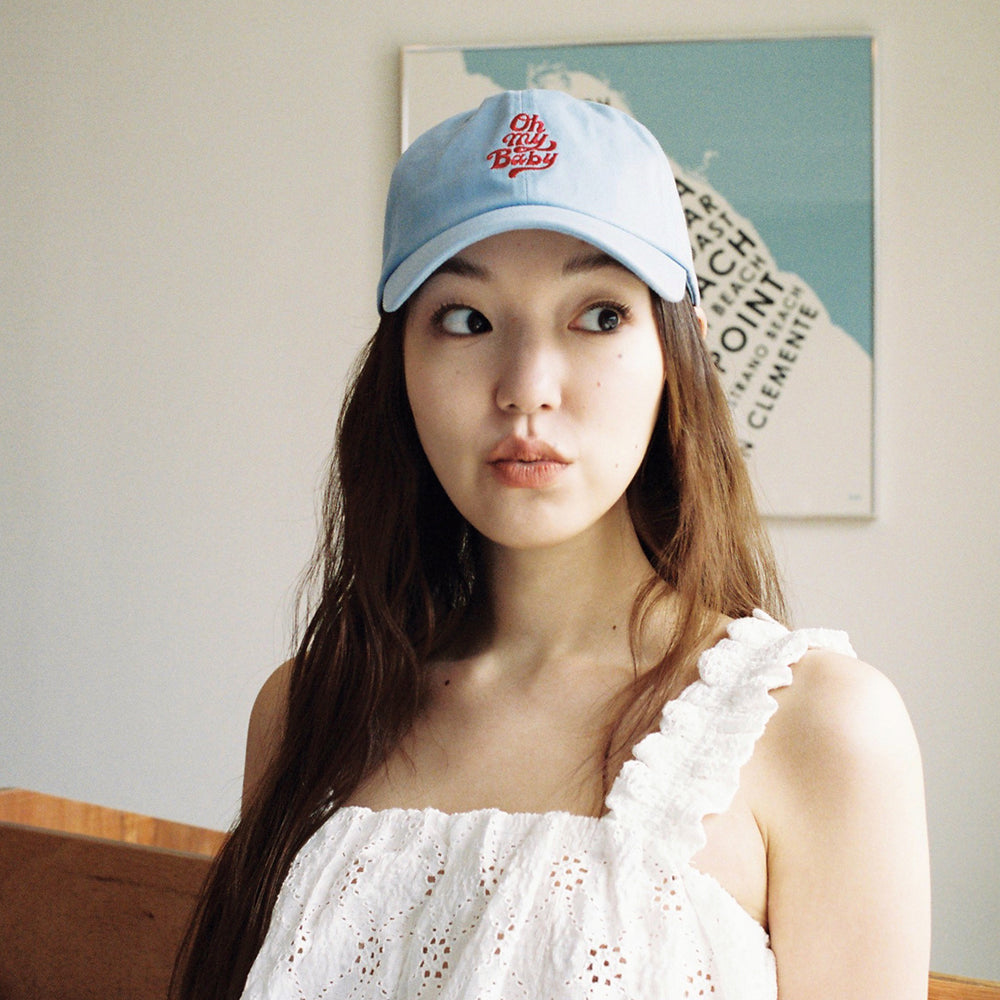 [Call me baby] Oh My Baby Embroidery Ball Cap
