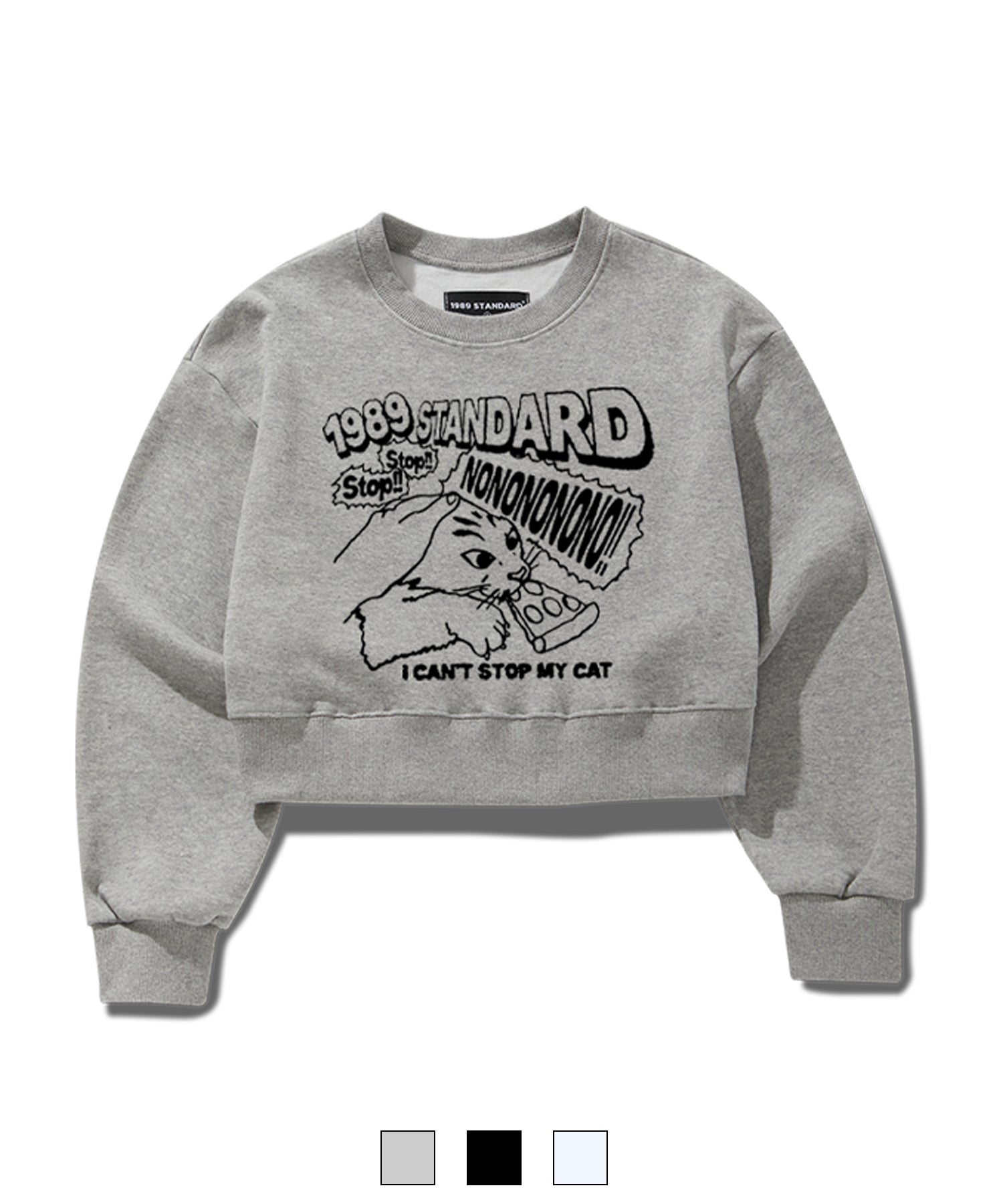 STOP CAT Short Crop Sweatshirt (SCMSTD-0059)