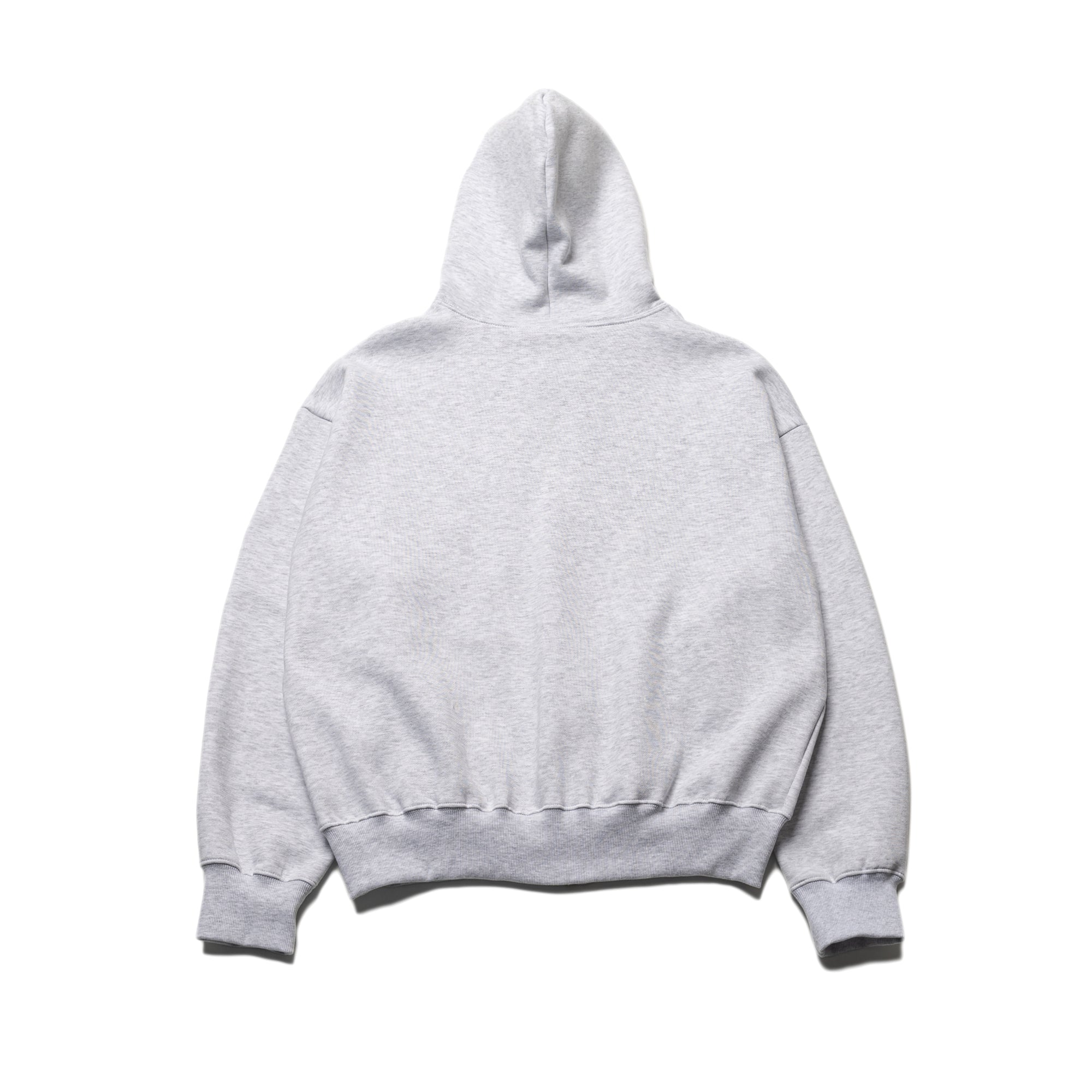 FLOWER ZIP UP HOOD(MELANGE WHITE)