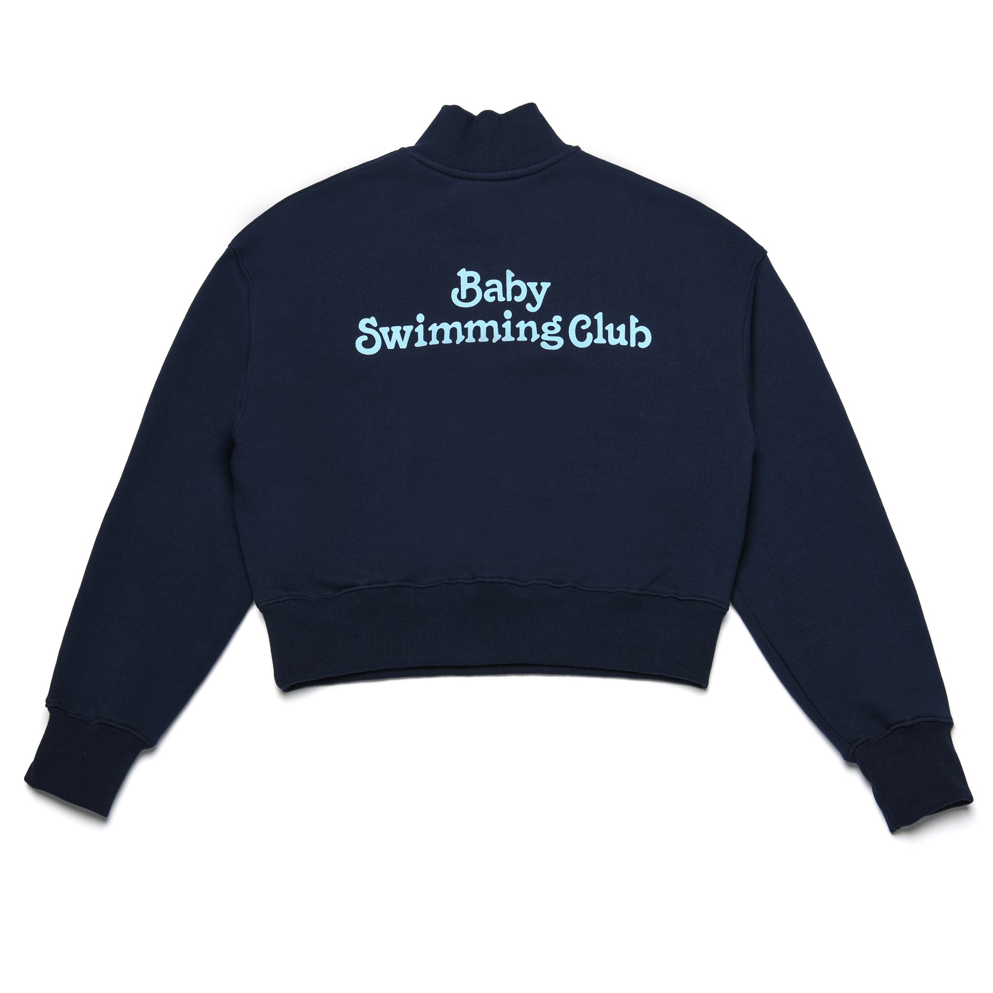 [Call me baby] Baby Swimming Club Half-Zip Pullover (Navy)