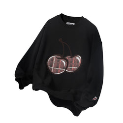 BIG CHERRY NAPPING SWEATSHIRT [BLACK]