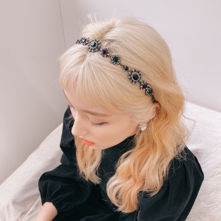 jasmine black cubic hairband