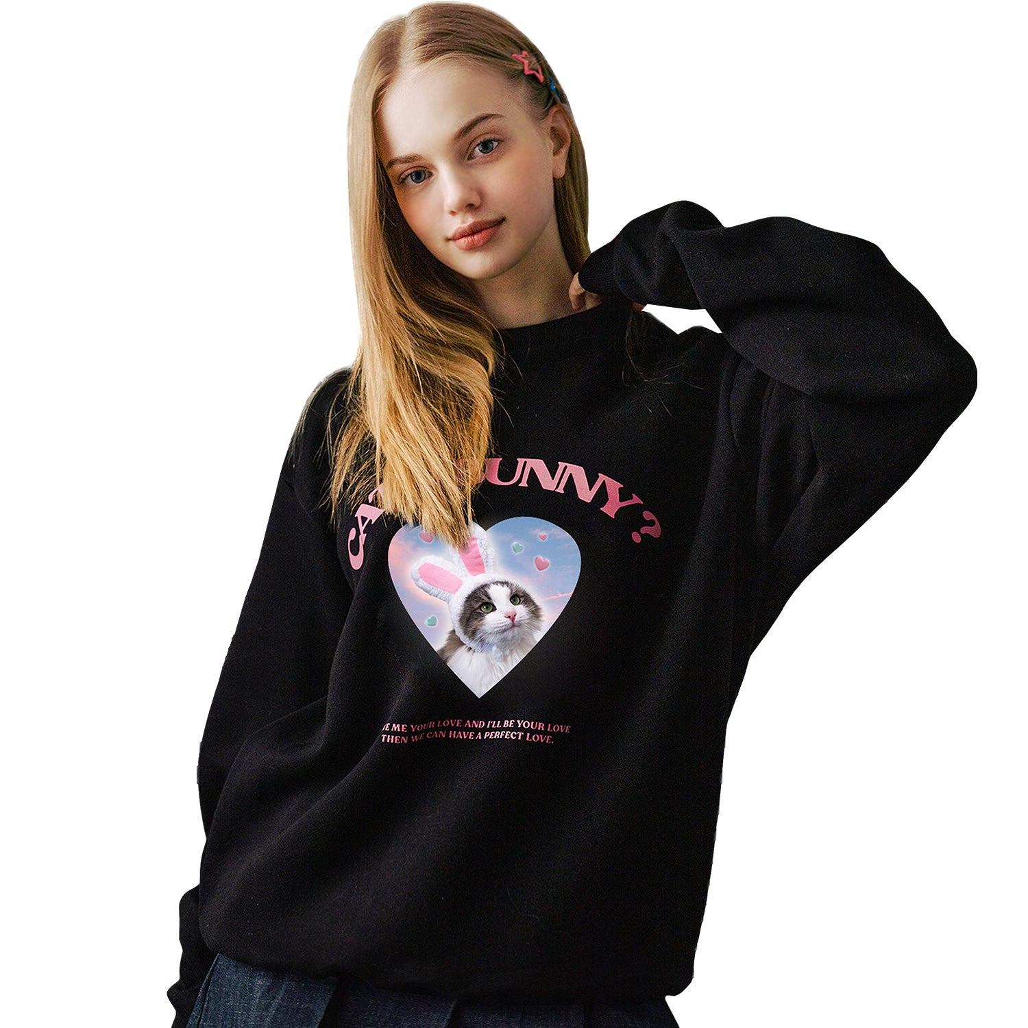 CAT&BUNNY SWEATSHIRT