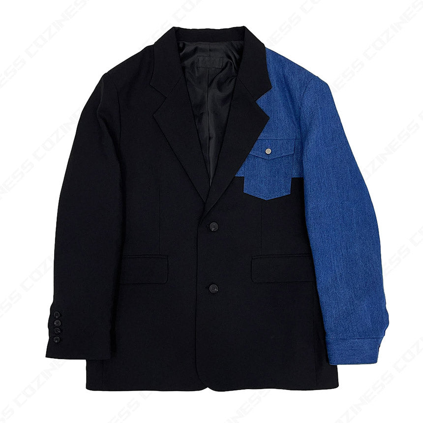 Minimal Blue Coloring Jacket (2 colors)