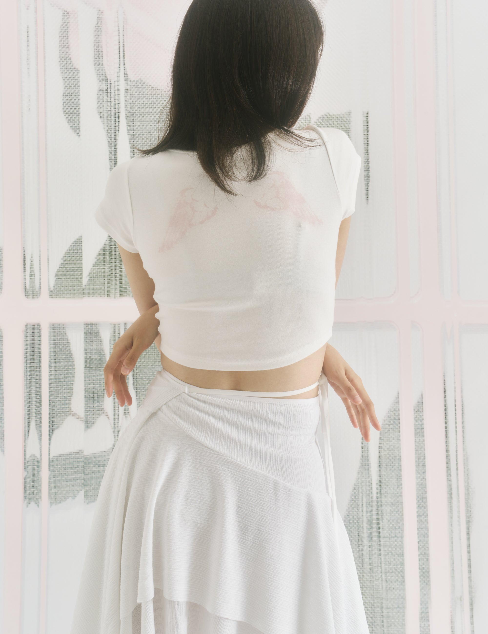 Ballerina Drape Skirt ver.1 (WHITE)