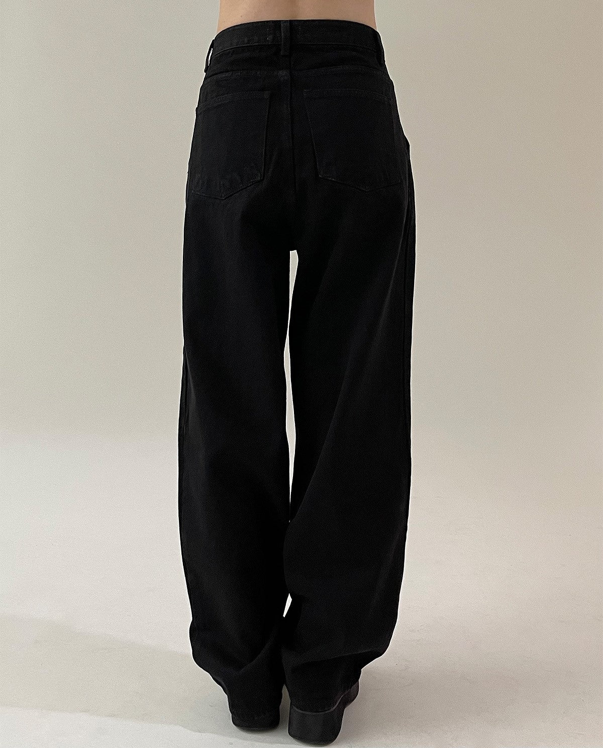 Bloom black denim pants