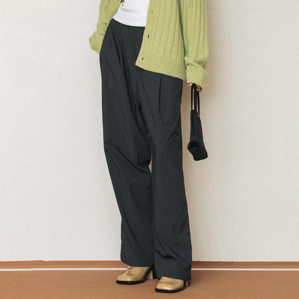 BANDING NYLON PANTS_CHARCOAL