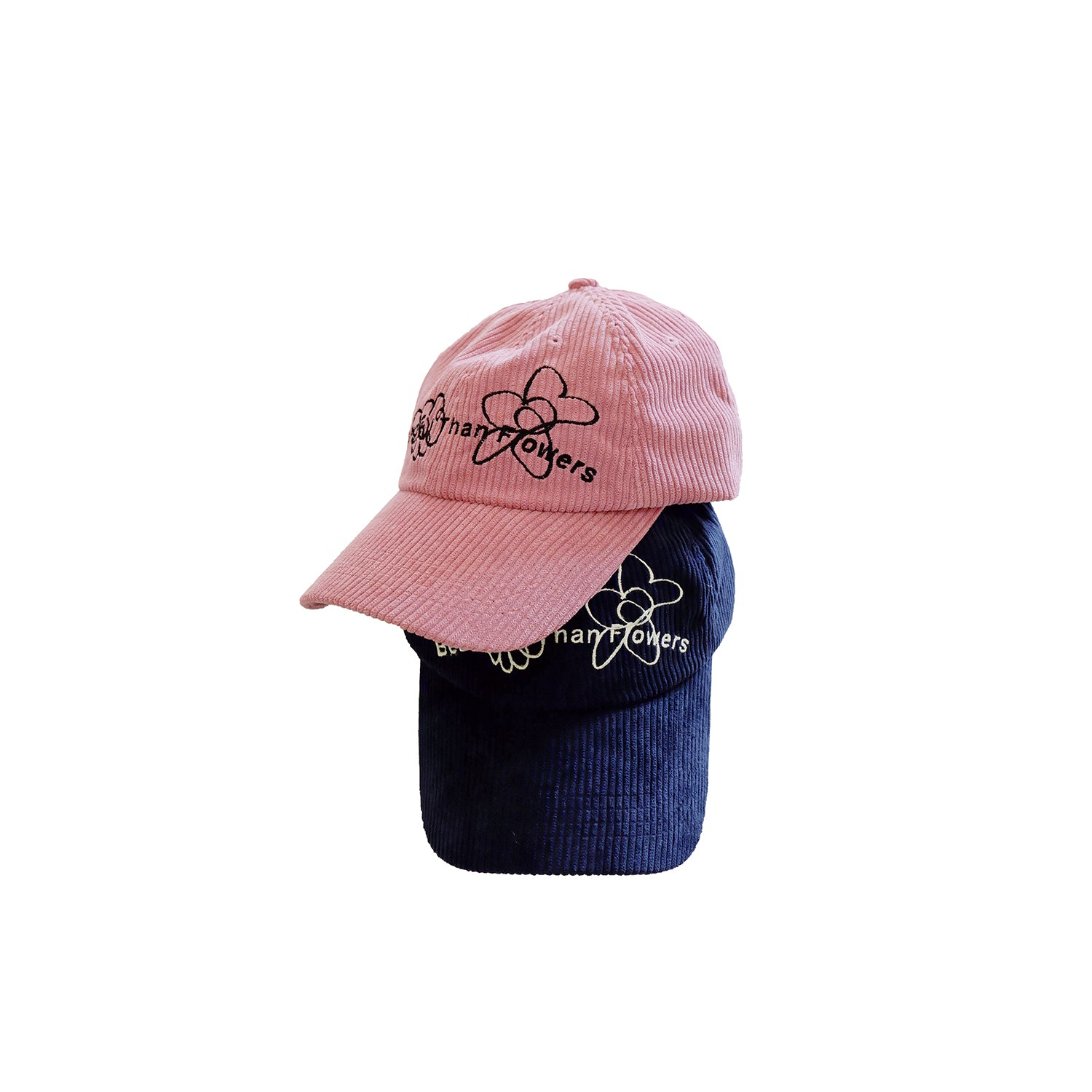 Beautiful Than Flowers Corduroy Cap / Pink