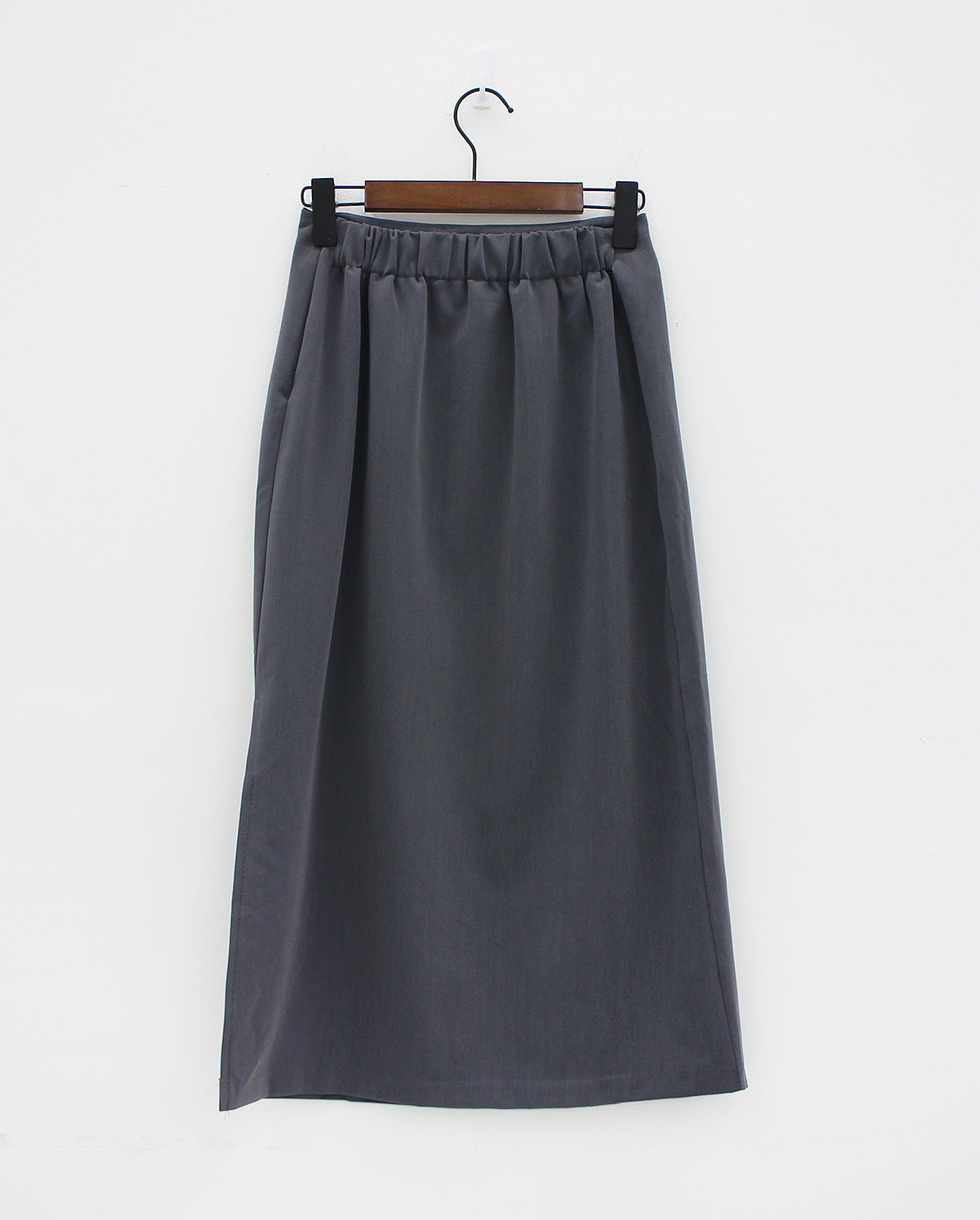 Side slit long skirt (3color)