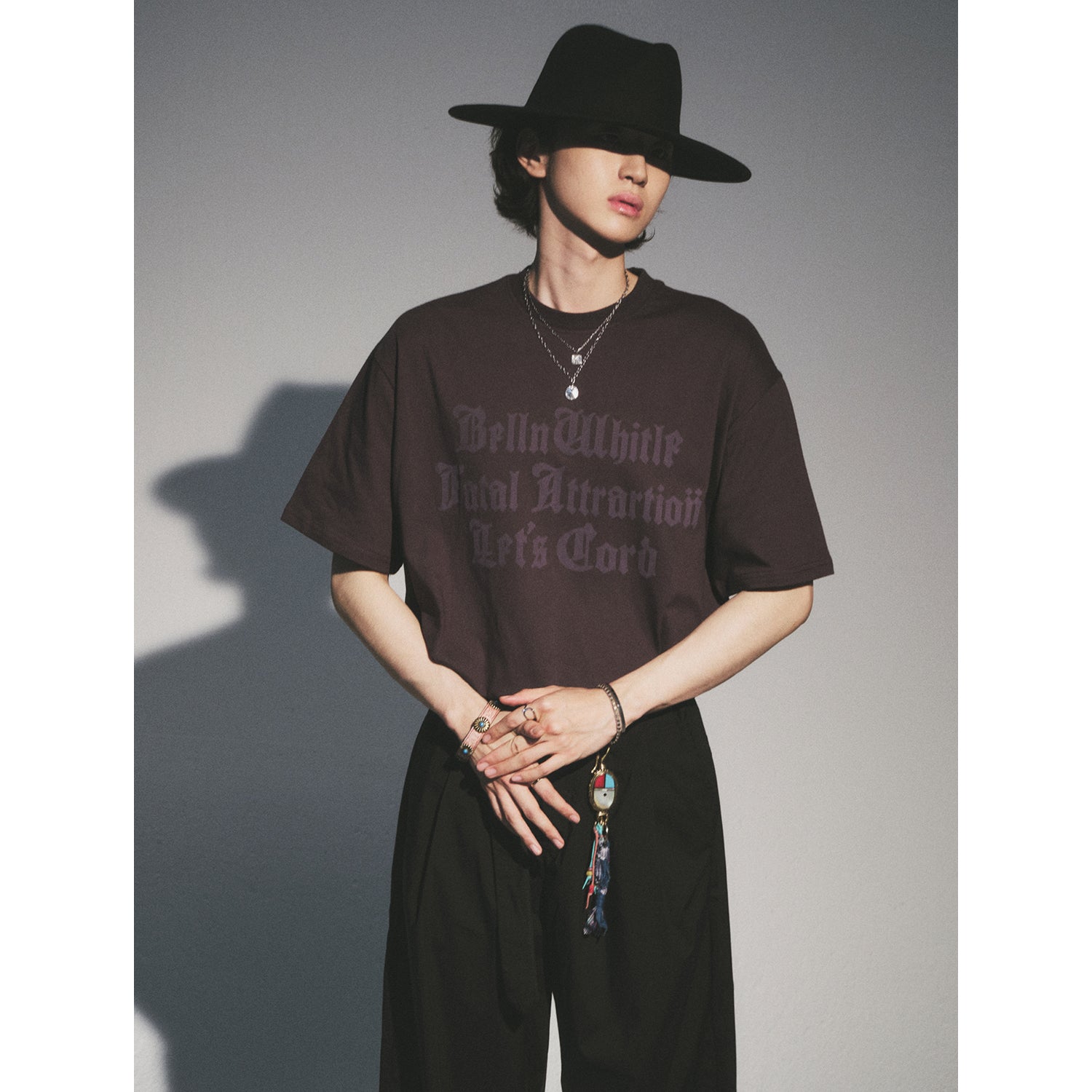 MATIX RELAXED BELTED PANTS_BK