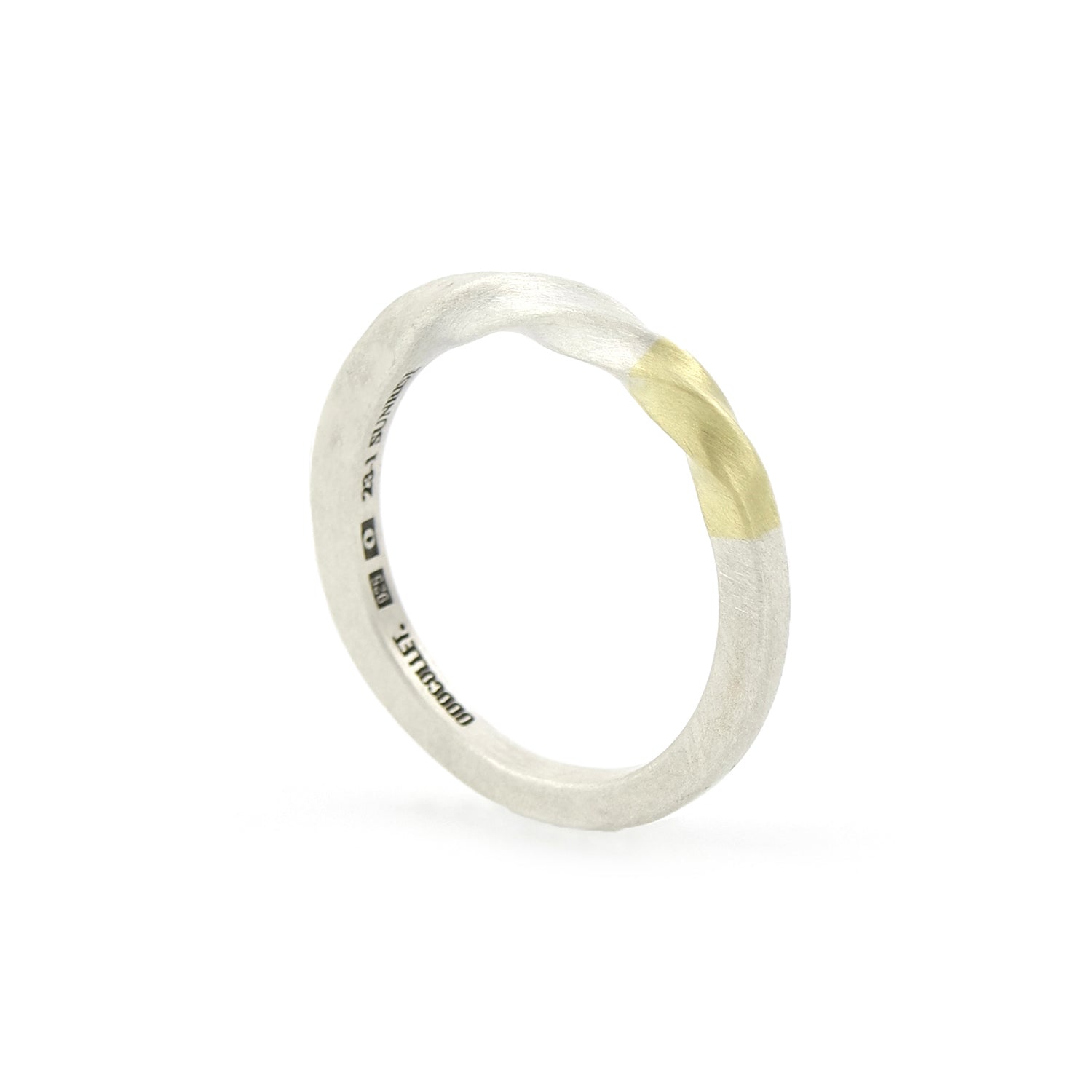 Wave marriage ring