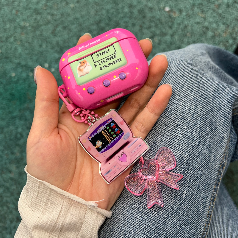 Hamster Tama Airpods Case (Pink)