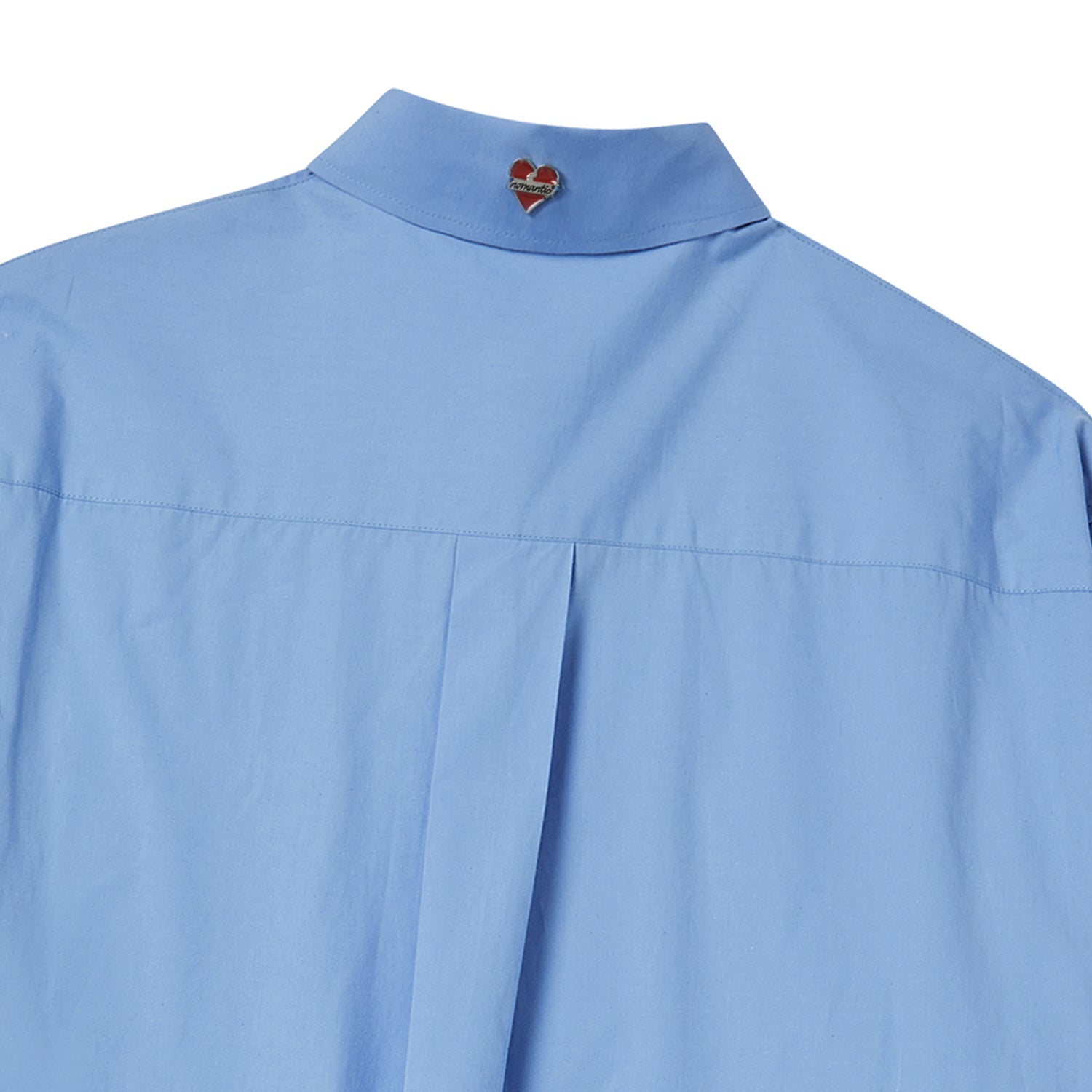 NOMANTIC ORGANIC COTTON OVERSIZE SHIRT SKY BLUE