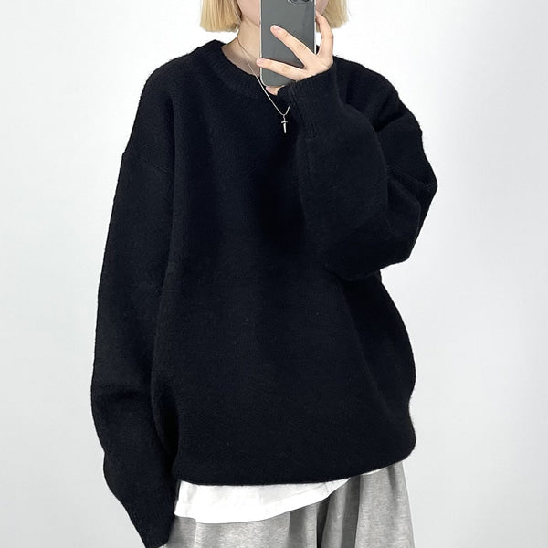 wool knit sweatshirt