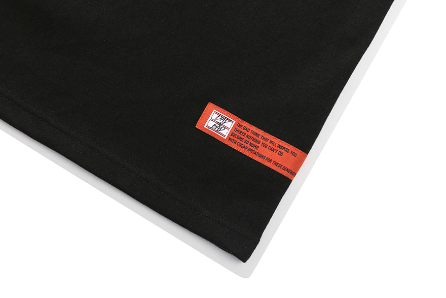 MICHELANGELO LOGO SLEEVE(BLACK)