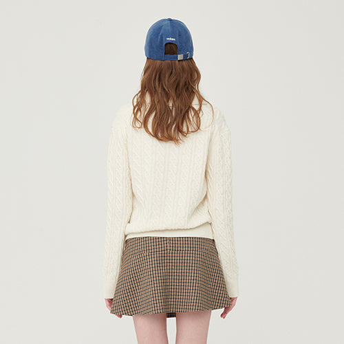 Classic cashmere cable knit