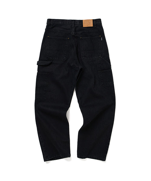 W DENIM WORK PANTS (BLACK)