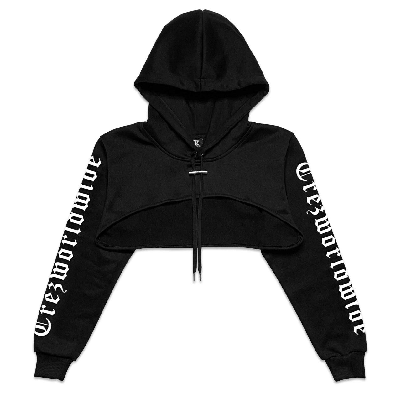 BE TREZ HIGH CROPPED HOODIE