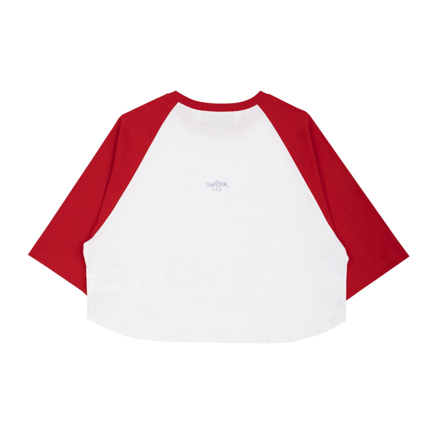 HUG SWITCH RAGLAN CROP T-SHIRT (FOR WOMAN)_SXF1TS52RD