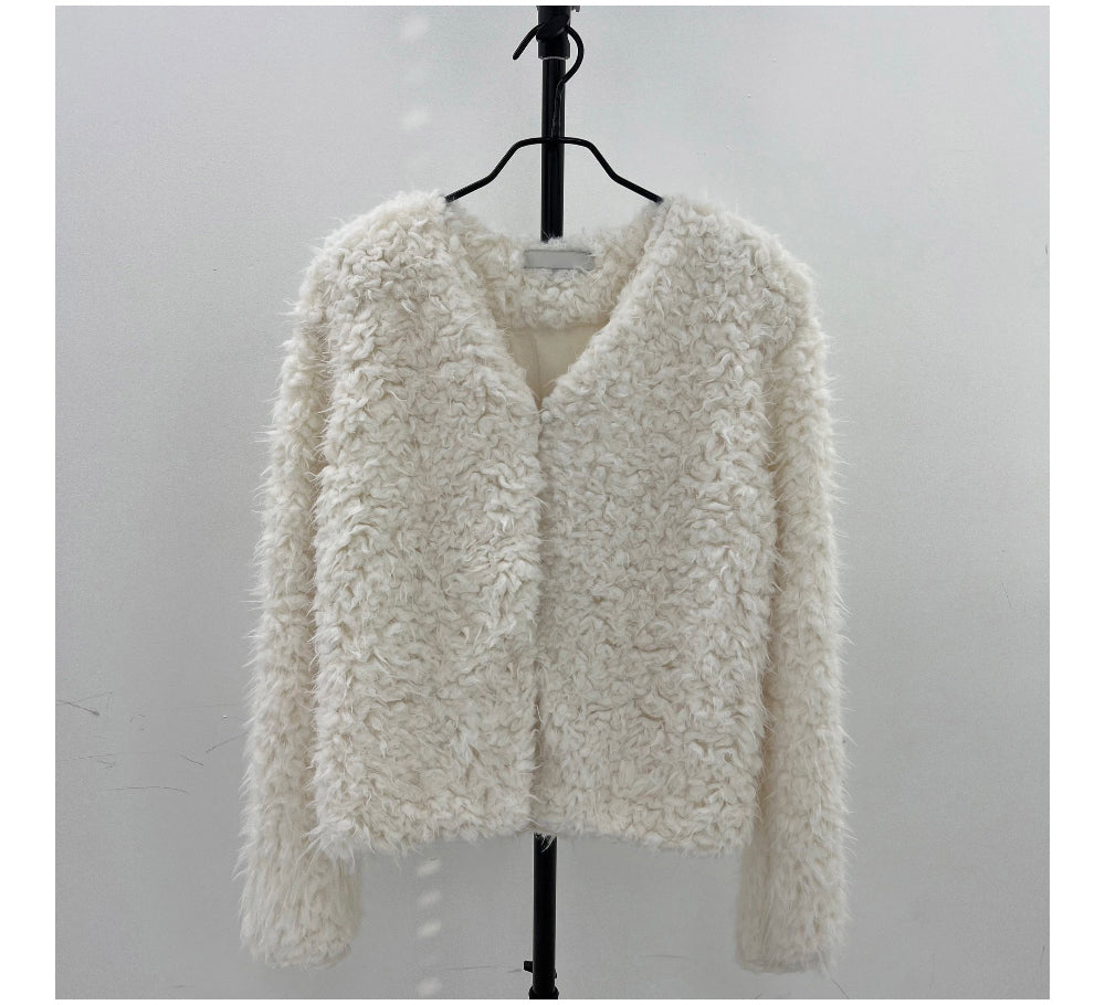 Midnight fur cardigan (2 Color)