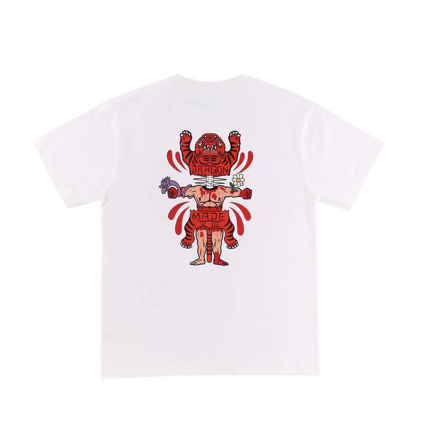 Bloody Tiger Tee White