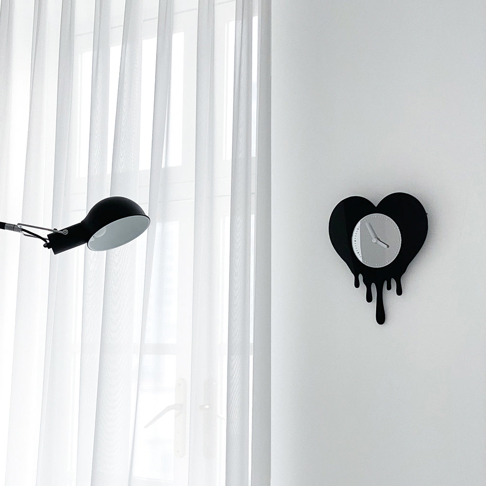 MY BLOODY ROMANCE Silent Wall Clock - Black