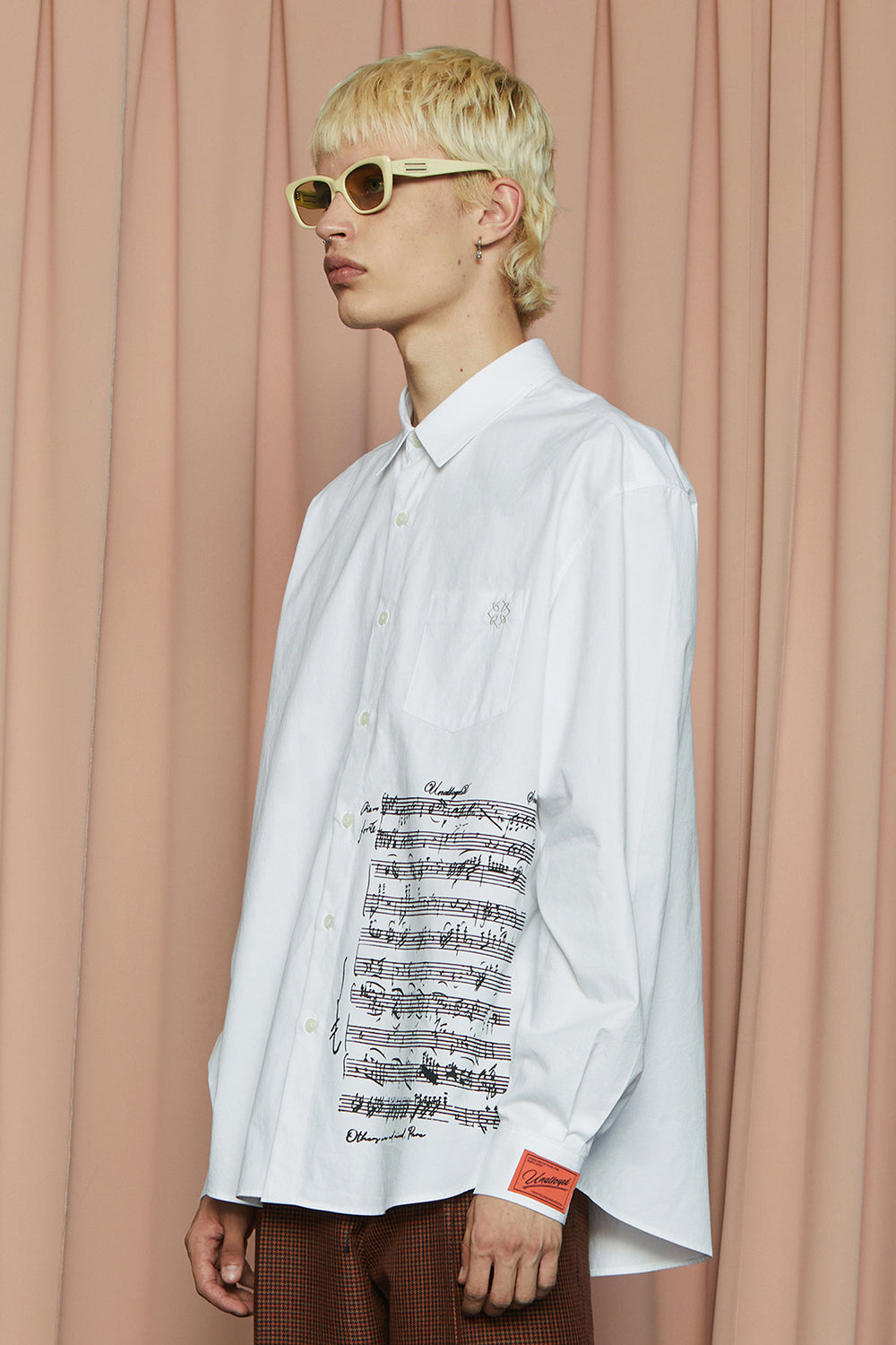 SHEET MUSIC SHIRT / WHITE