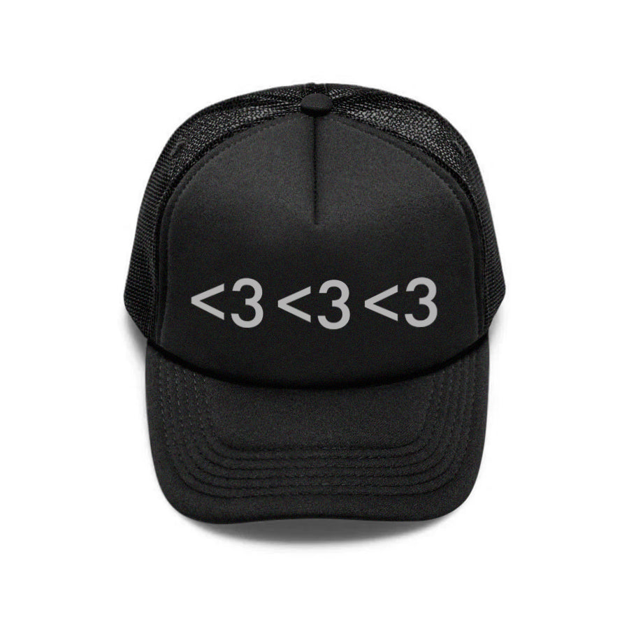 LOVE 333 TRUCKER HAT (2 COLORS) - MJN