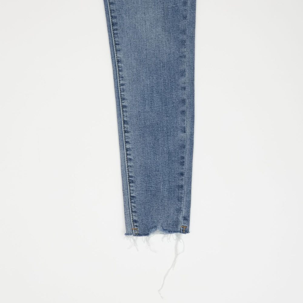 HIGH WAIST LIGHT BLUE SKINNY JEAN [6808]