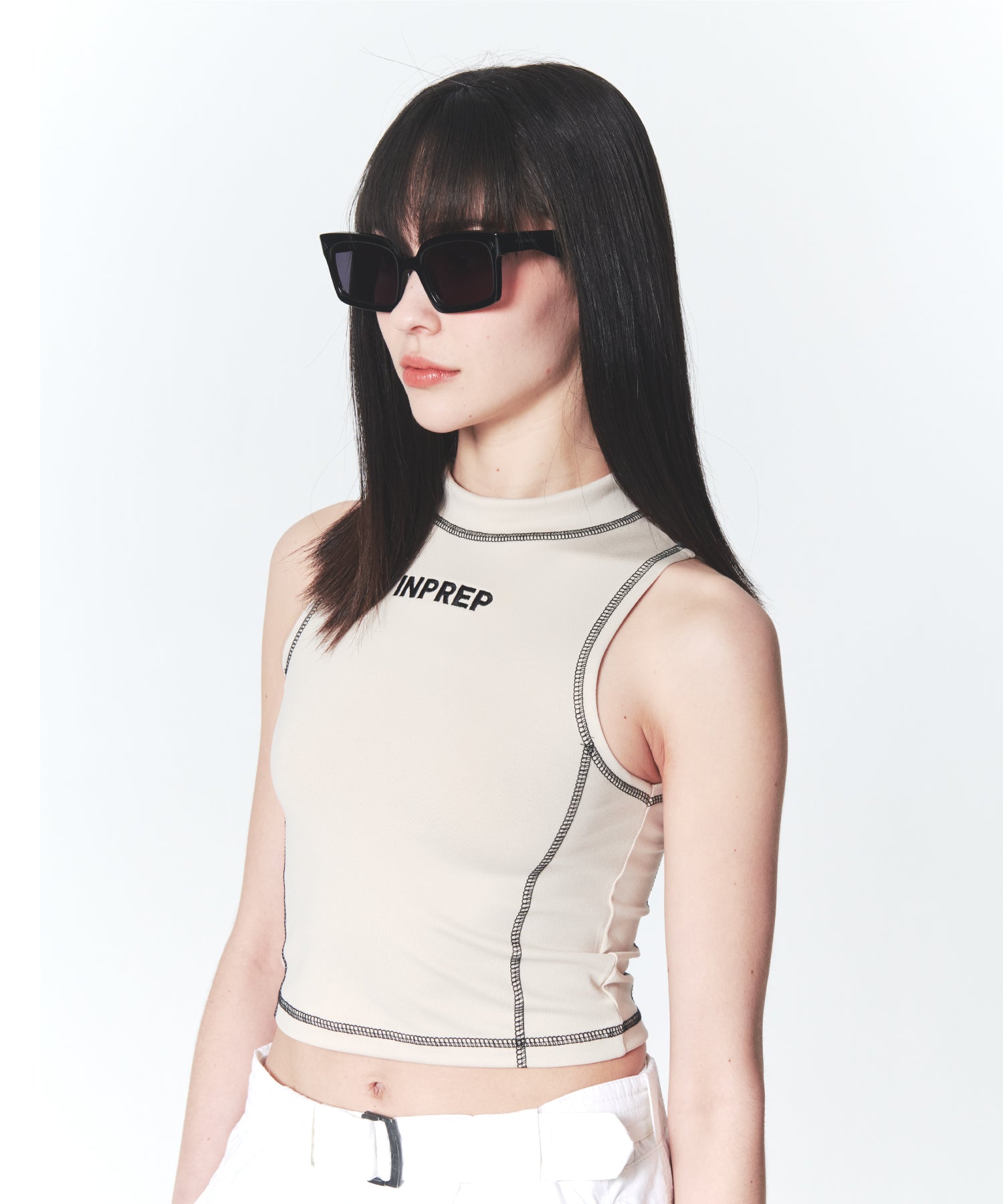 Active Classic Cropped Top Ivory