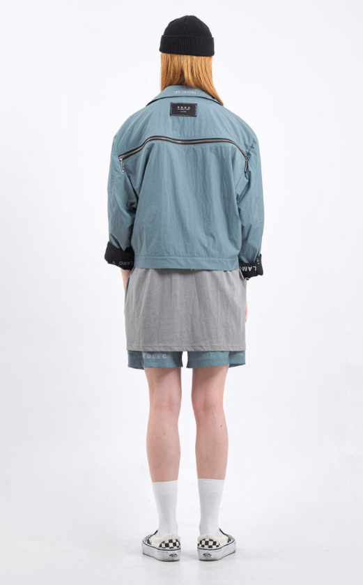 LAMODE OVERFIT SCAR CROP JACKET