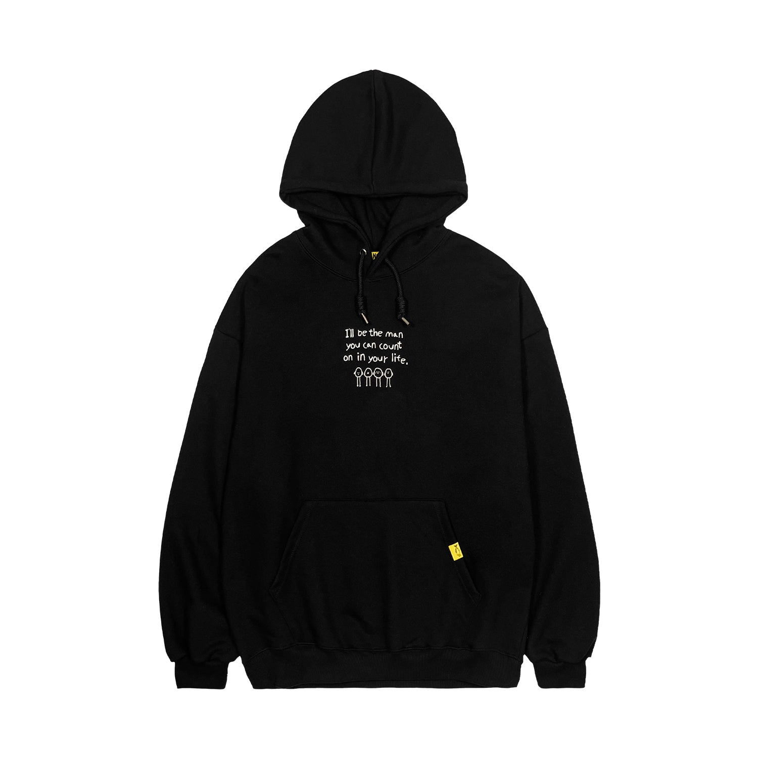 HOLYNUMBER7 X CHOI BYUNGCHAN CHICK GRAPHICS HOODIE_BLACK