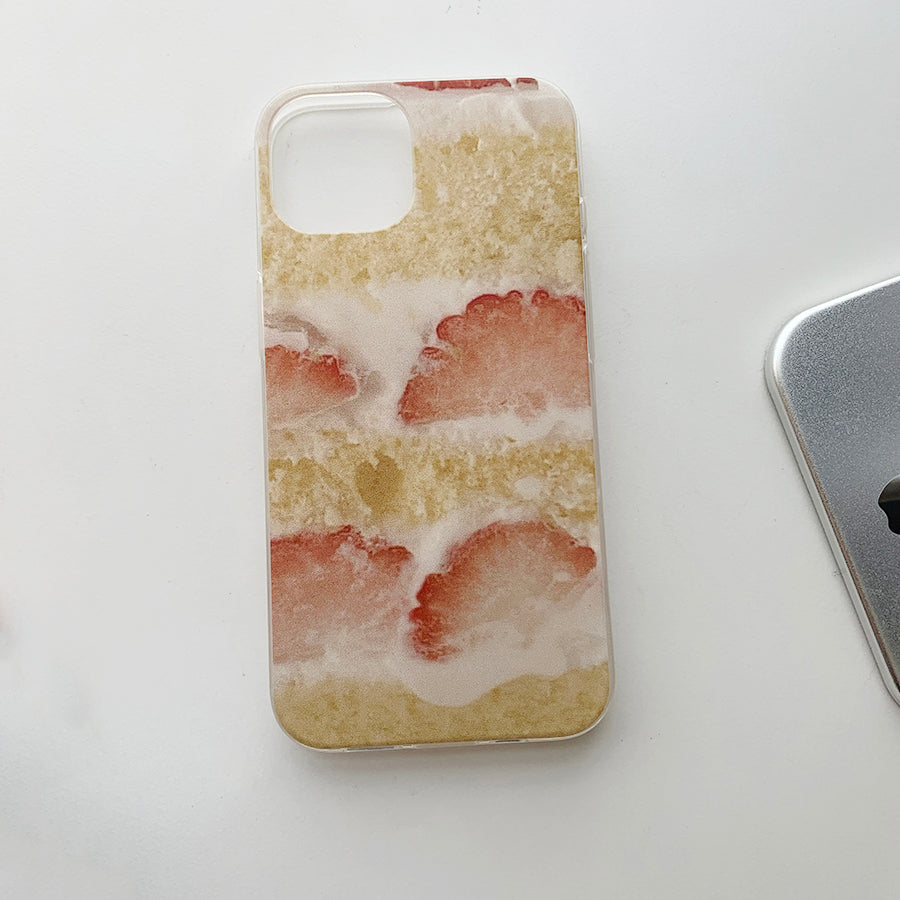 Cake - Strawberry Cake Sprinkles Phone Case