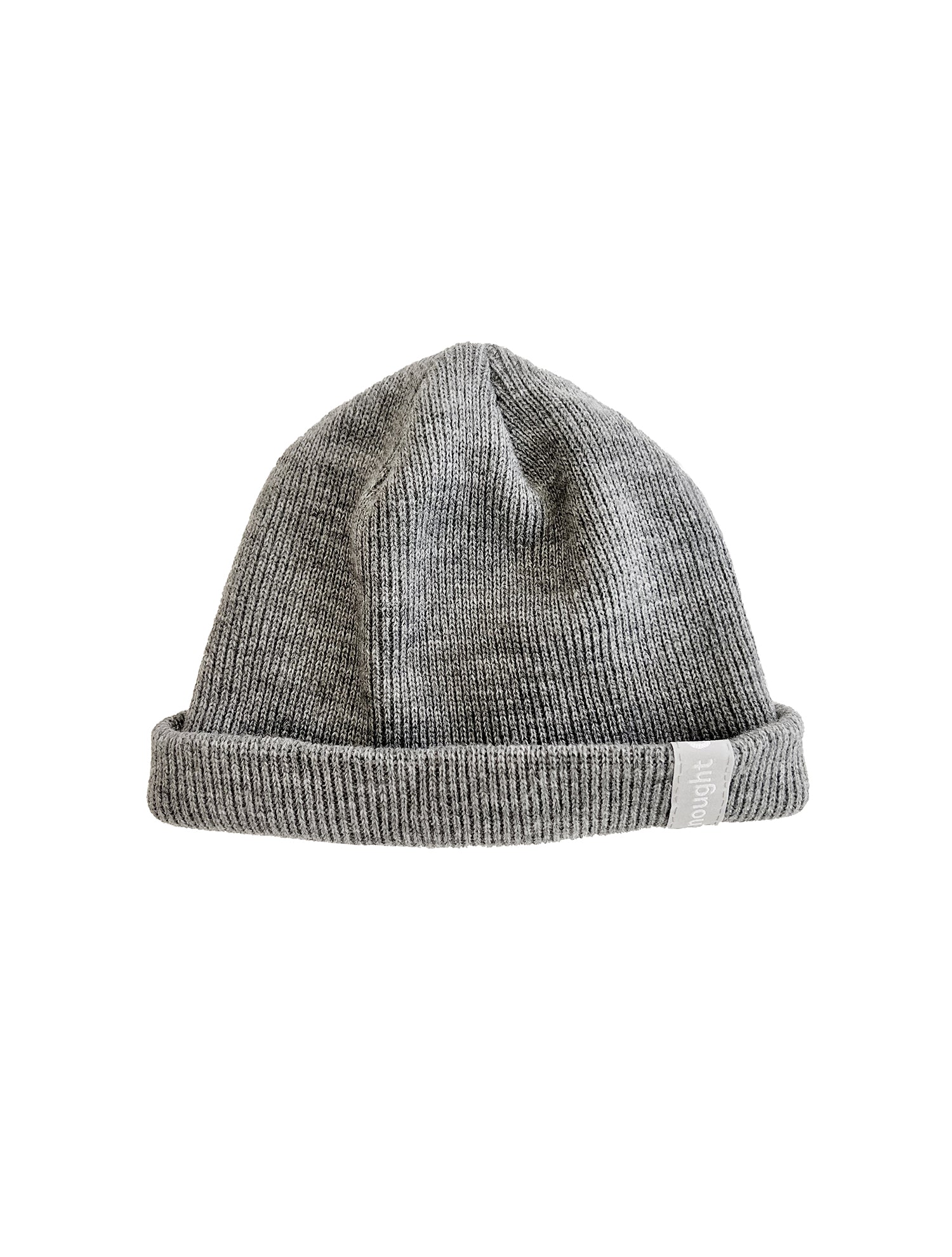 000 Logo Tag needlework Beanie / Grey